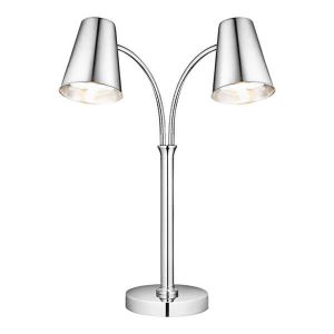 Modern Chrome Dual Heat Lamp